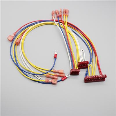 3.96間距12P刺破+250護(hù)套端子+U型端子線(xiàn)